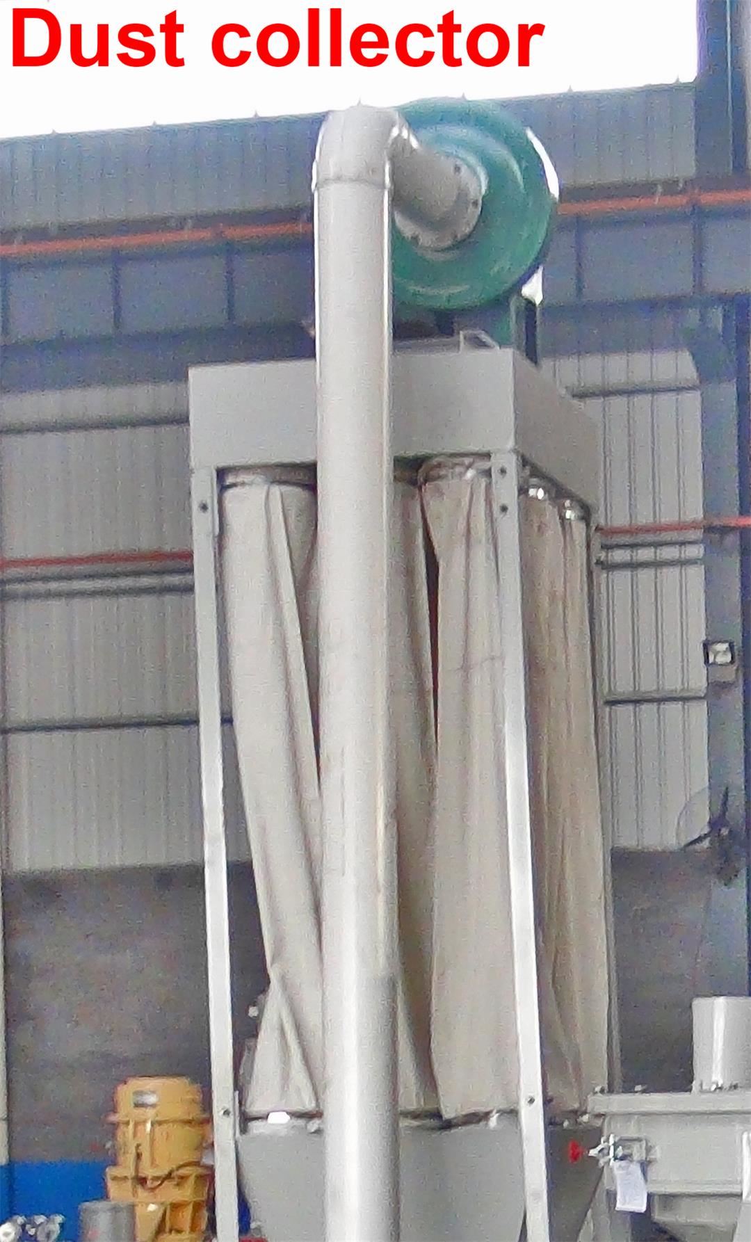 dust collect on pelletizer