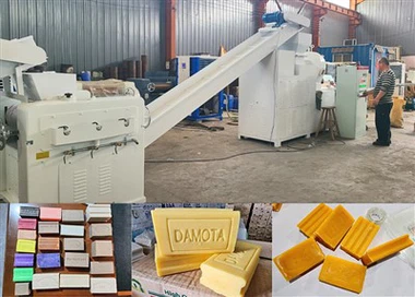 Linea di finitura per sapone da bucato da 2000 kg / h