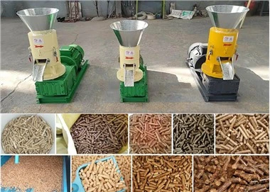 Macchina mobile per pellet di legno